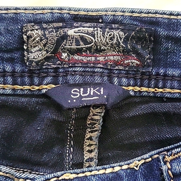 Silver Suki Mid Super Skinny Jeans - Picture 2 of 6